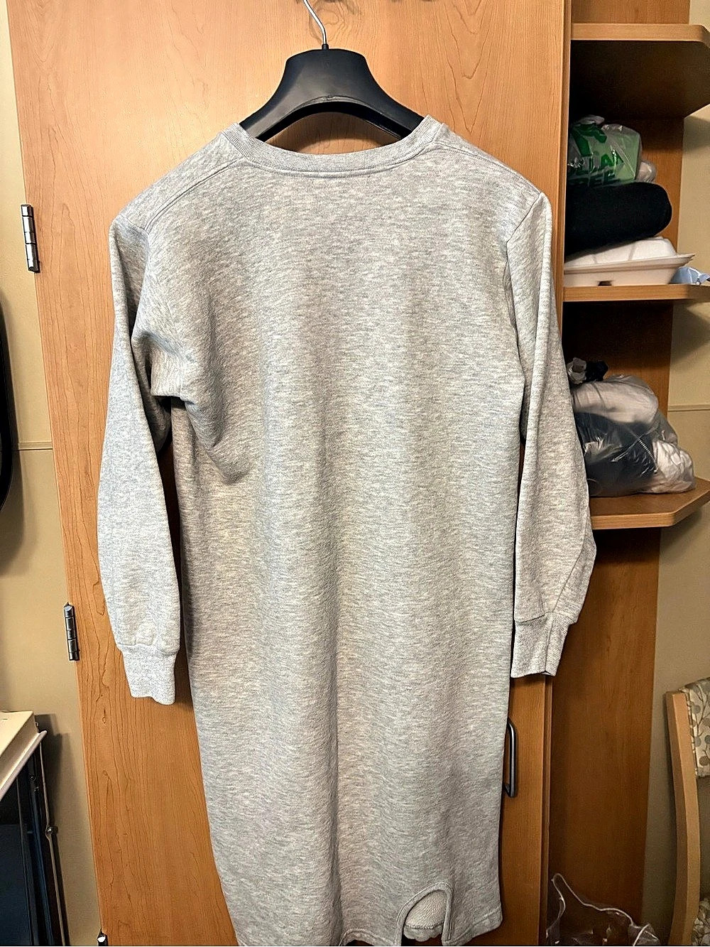 Coca-Cola Gray Long Sleeve Pajama Romper - Picture 3 of 3